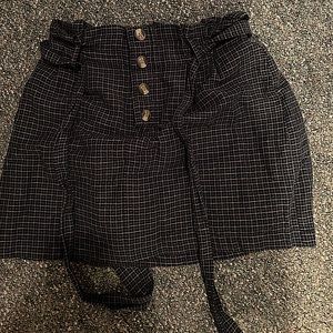 AE plaid mini skirt
